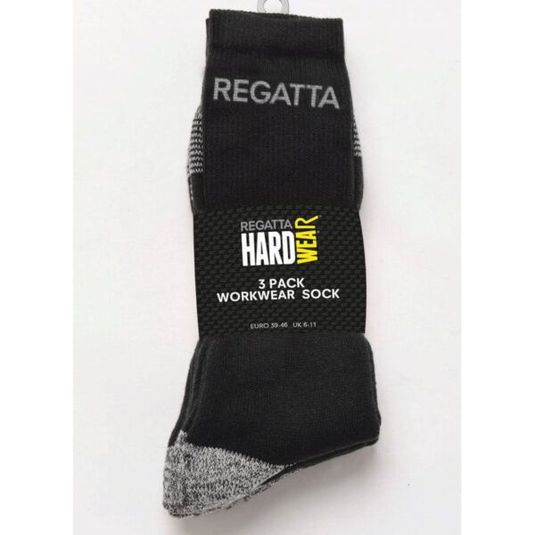 Regatta 3 Pack Workwear Socks Thumbnail